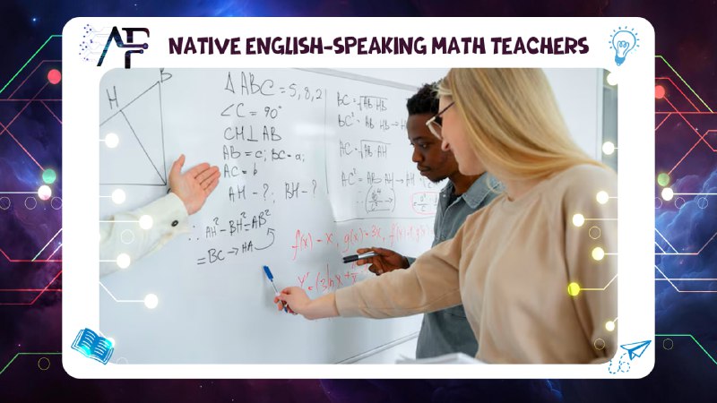 Native English-speaking math teachers