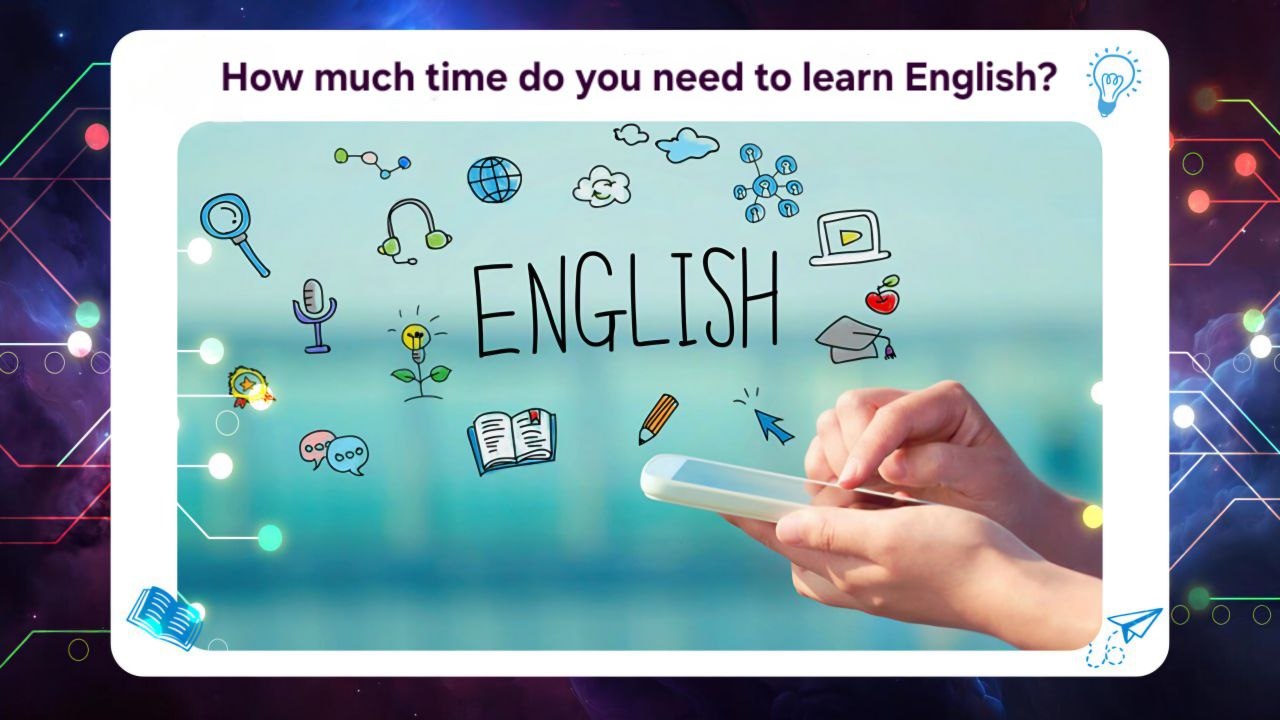 How much time do you need to learn English? 55780380