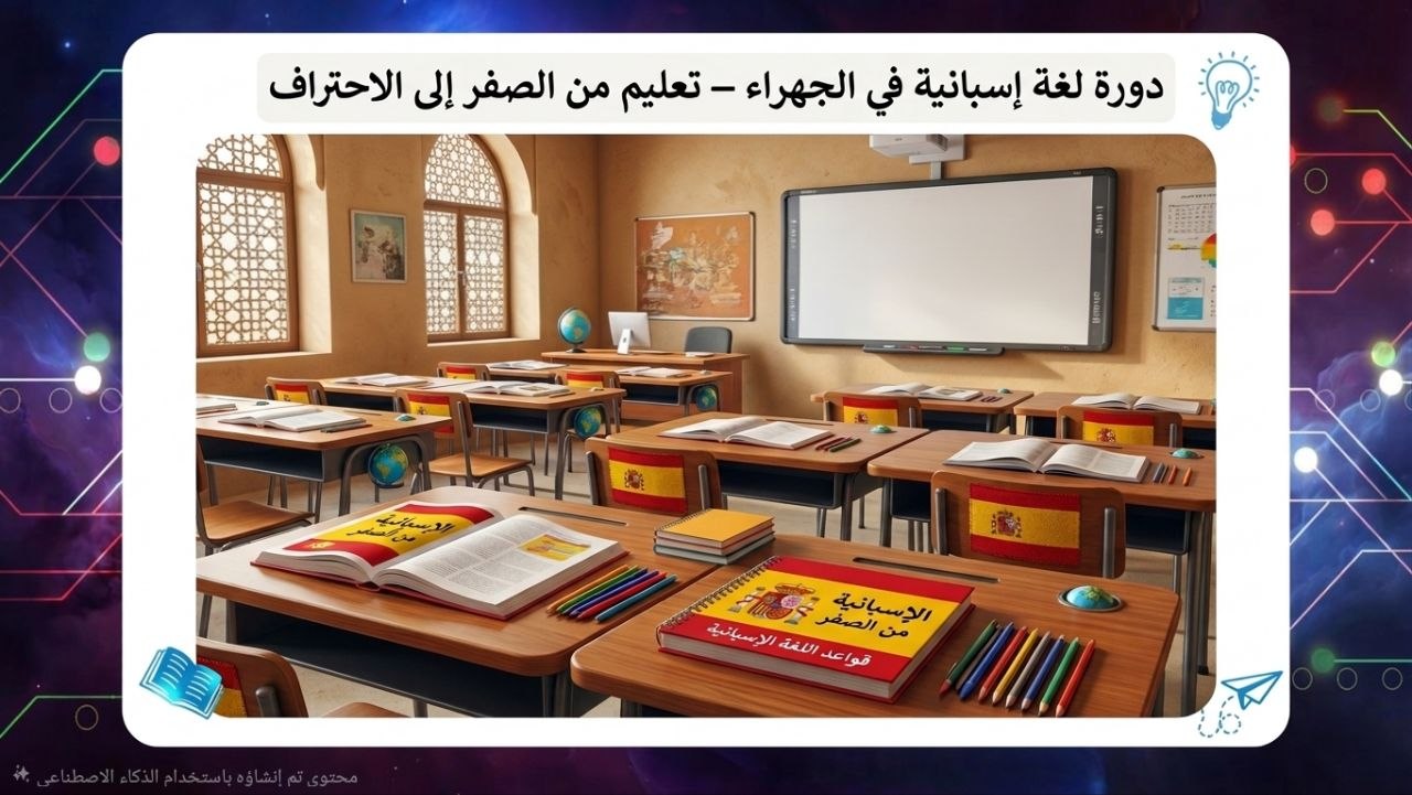 دورة لغة اسبانية في الجهراء – تعليم من الصفر إلى الاحتراف سجل معنا 55780380