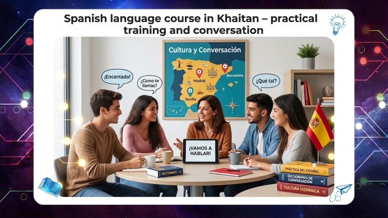 Spanish language course in Khaitan – practical training and conversation 55780380