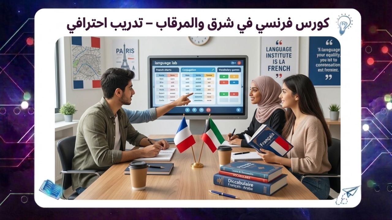 كورس فرنسي في شرق والمرقاب – تدريب احترافي افصل معهد بالكويت 2026 55780380