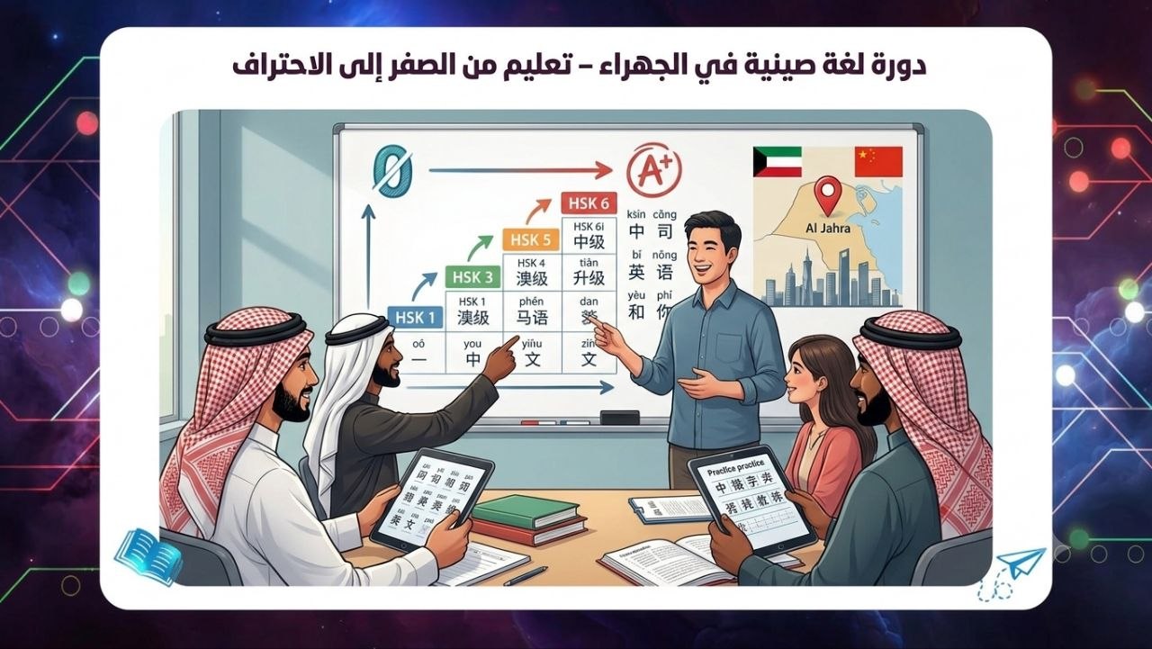 دورة لغة صينية في الجهراء – تعليم من الصفر إلى الاحتراف  سجل الآن بمعهد AFT 55780380