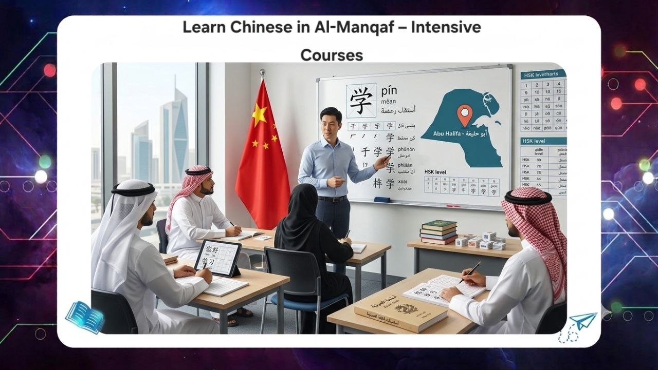learning Chinese in Mangaf – intensive courses best Institute Kuwait 2026 AFT 55780380