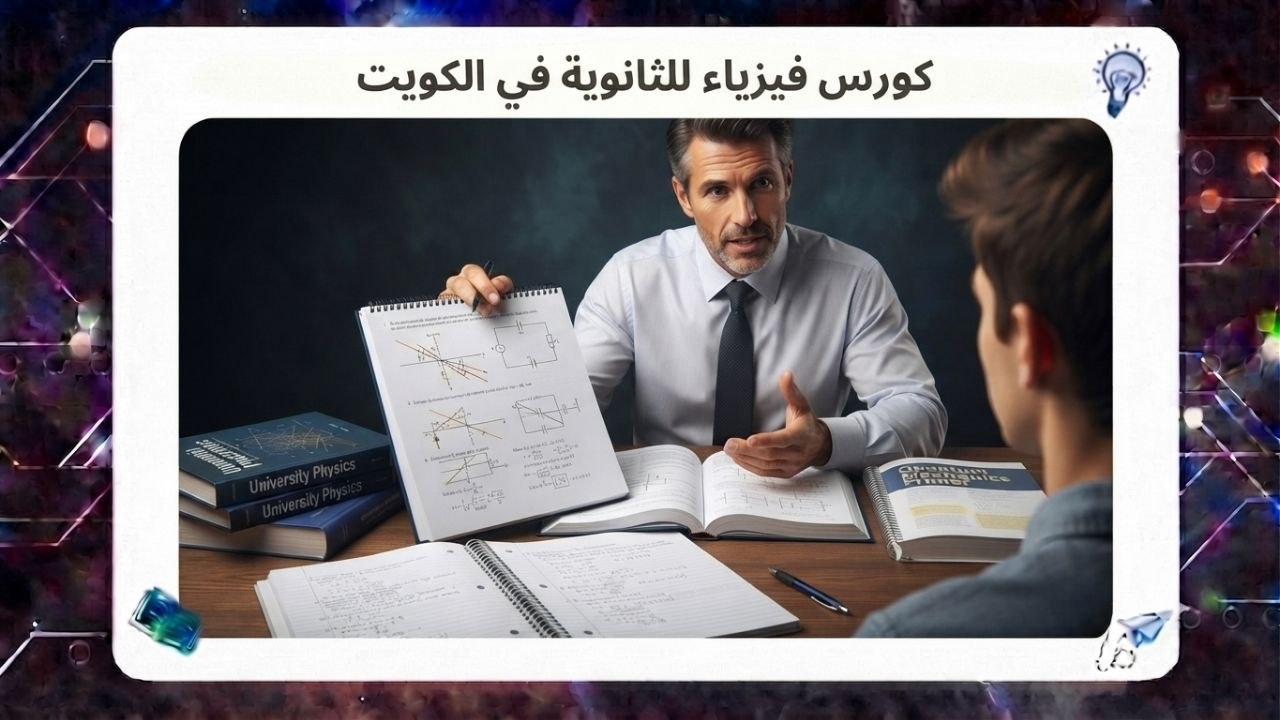 كورس فيزياء للثانوية في الكويت افضل معهد بالكويت 2026 55780380
