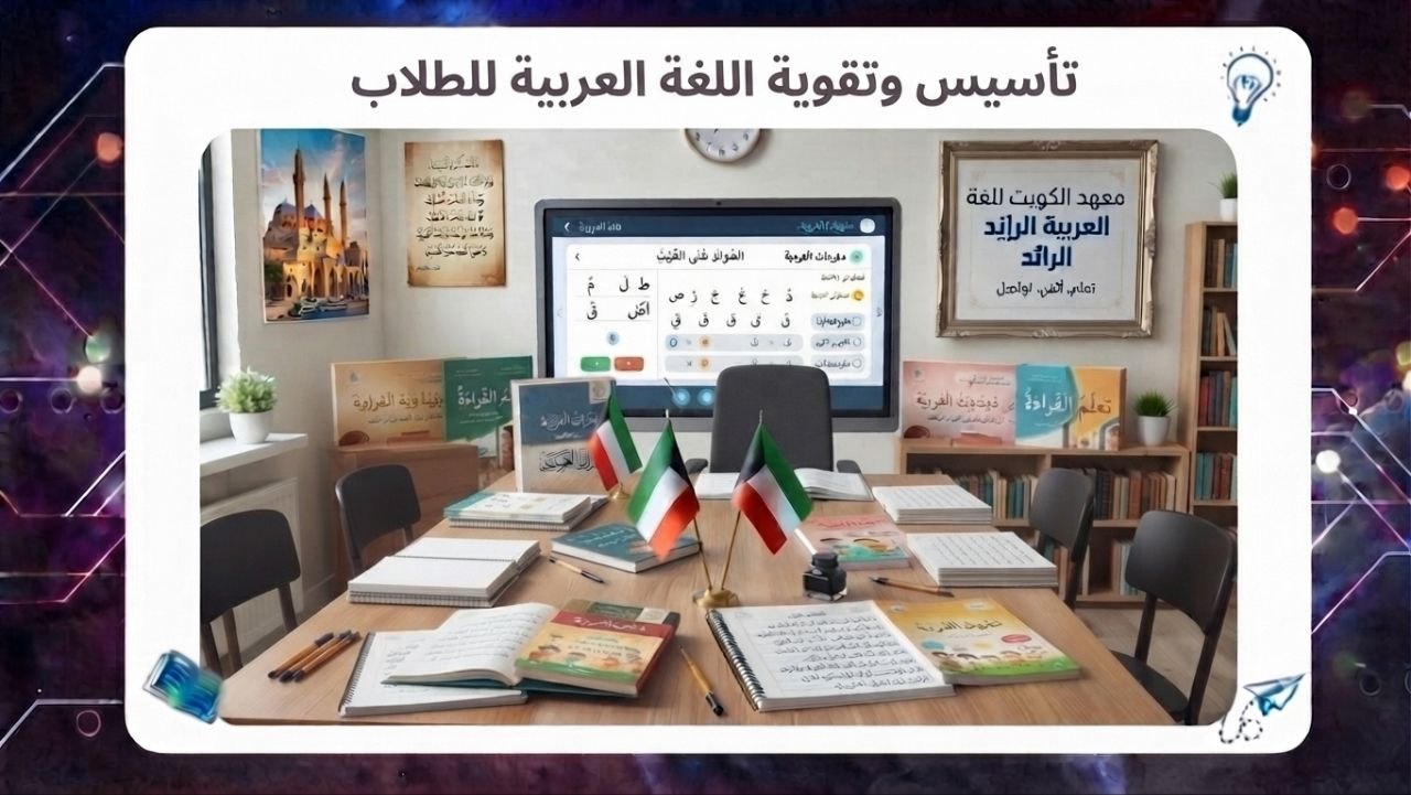 تأسيس وتقوية اللغة العربية للطلاب افضل معهد بالكويت 2026 55780380
