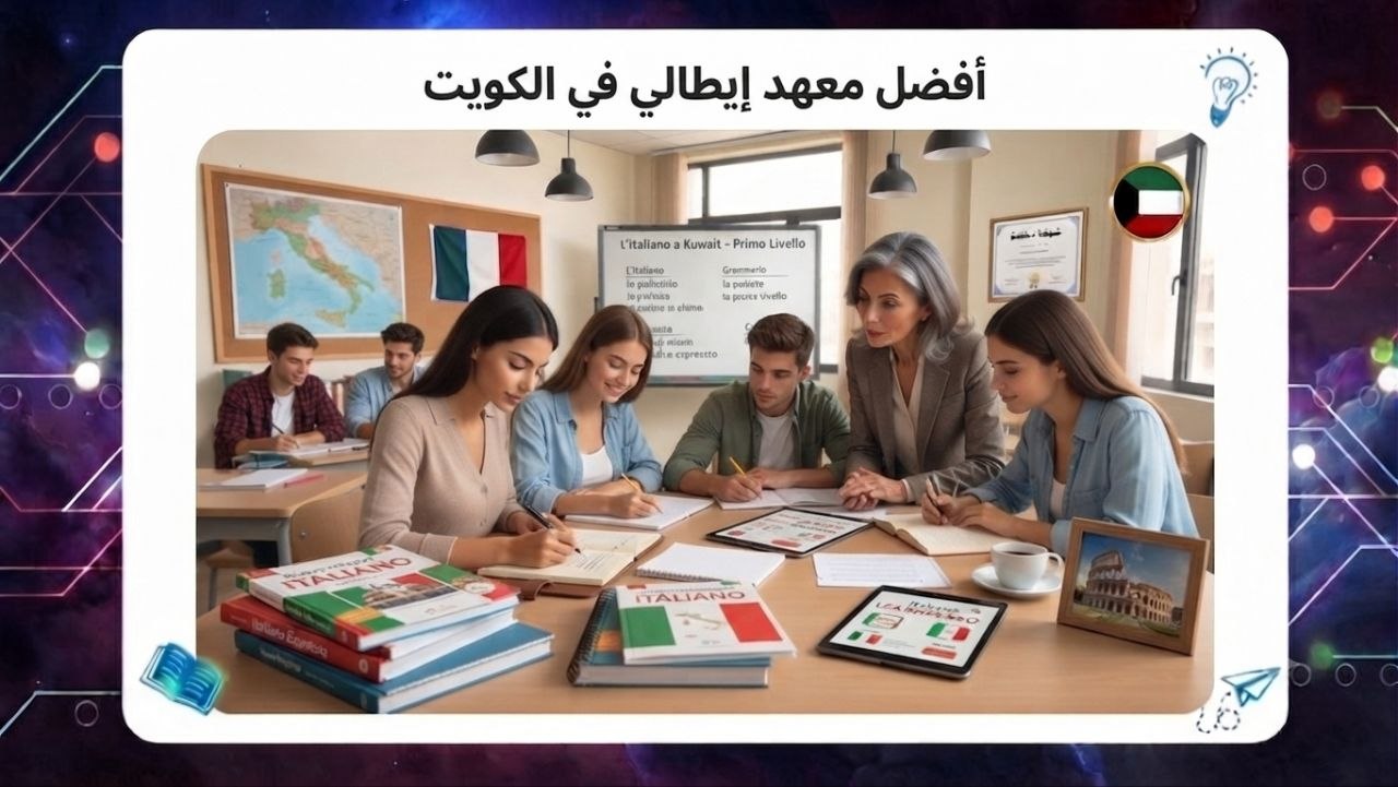 أفضل معهد إيطالي في الكويت اقوى معهد بالكويت 2026 55780380 حسم 45٪