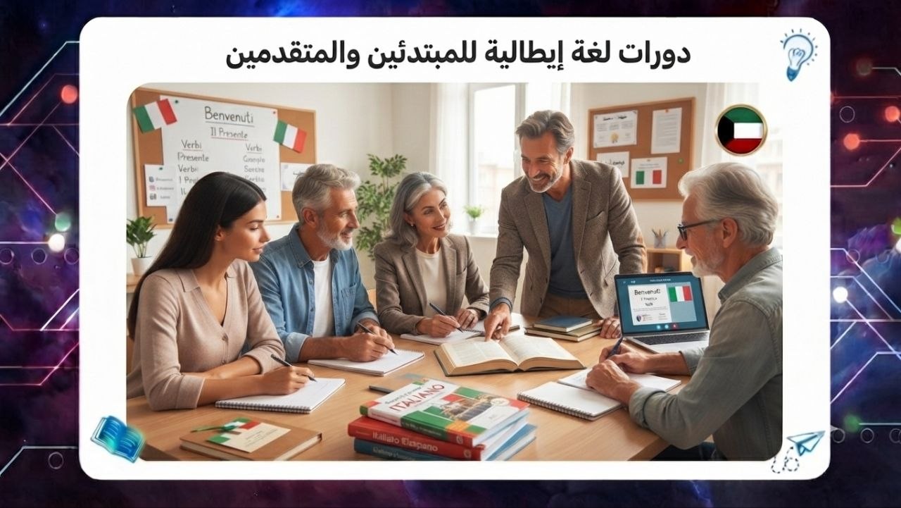 دورات لغة إيطالية للمبتدئين والمتقدمين سجل الآن بحسم 45٪ 2026 55780380