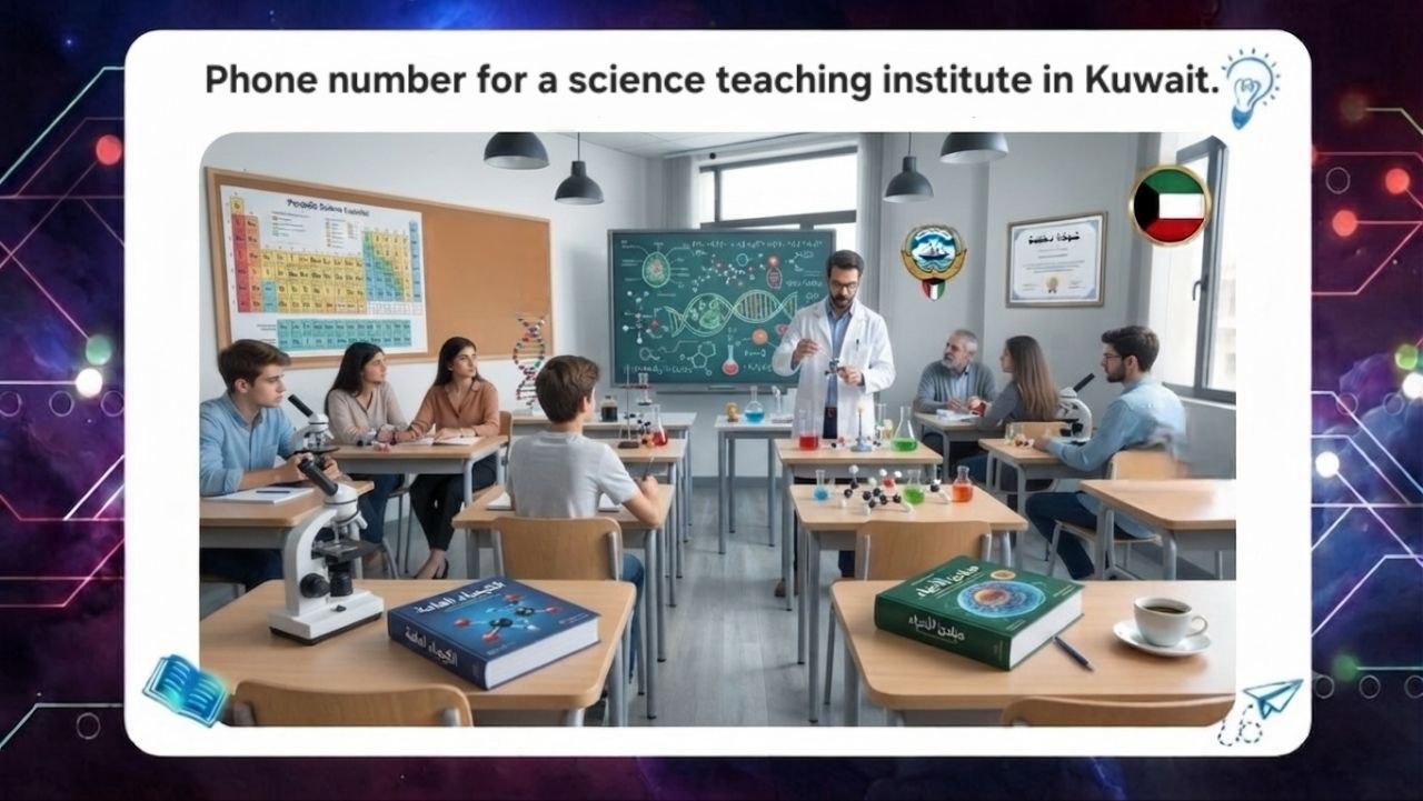 searching for the phone number of a science teaching institute in Kuwait 2026 55780380