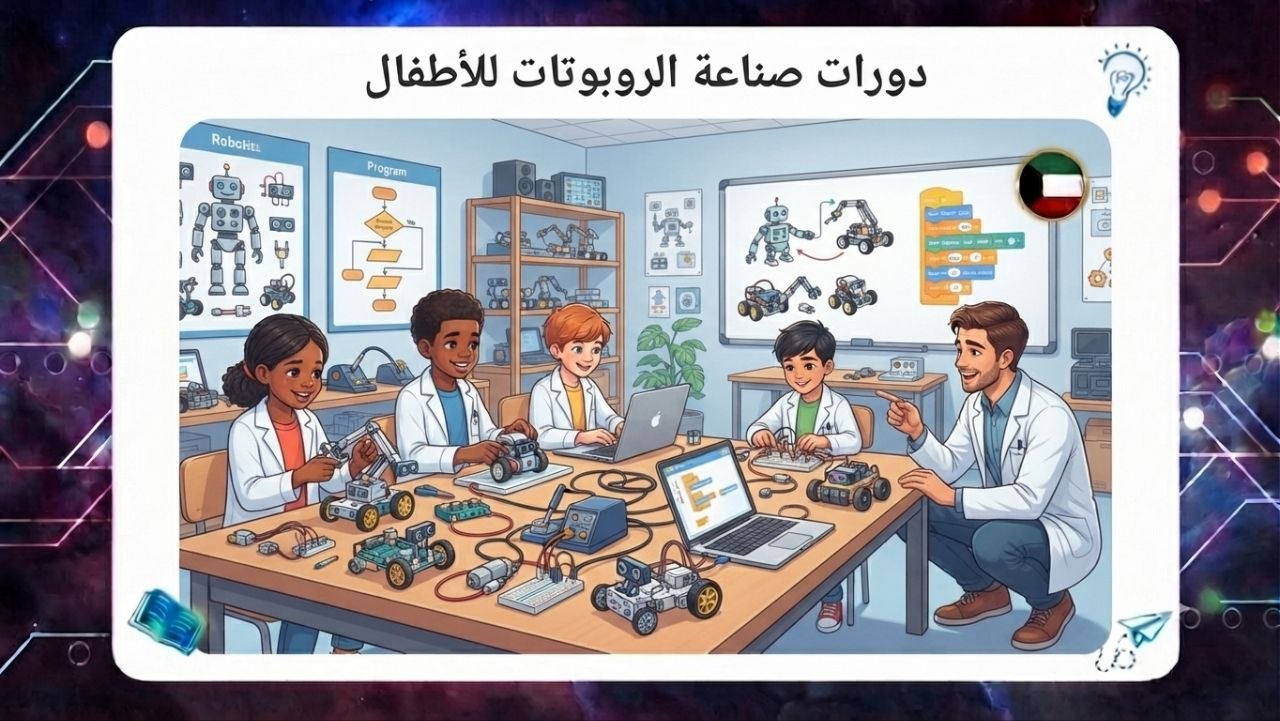 دورات صناعة الروبوتات للأطفال افضل معهد بالكويت 2026 55780380