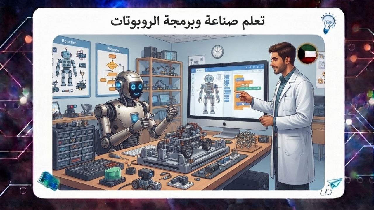 تعلم صناعة وبرمجة الروبوتات حسم خاص ٤٥٪ 2026 55780380 سجل الآن