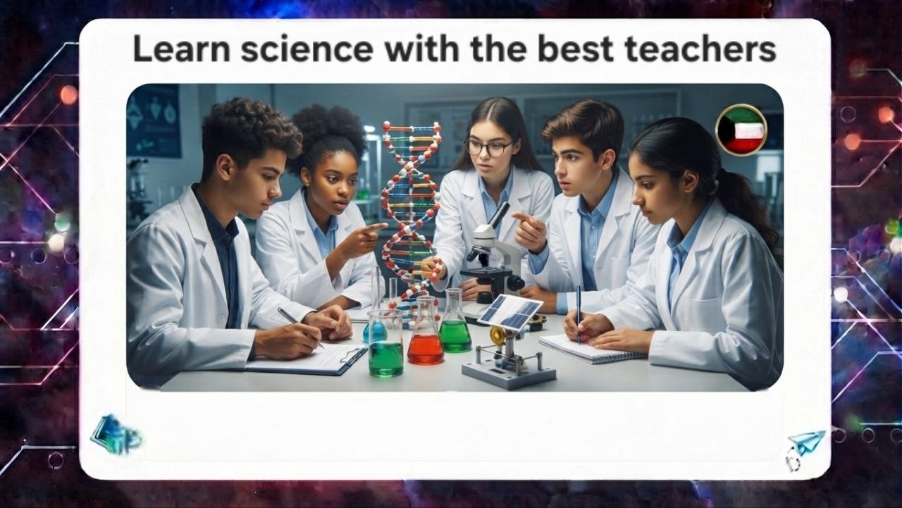 Learning science with the best teachers best Institute Kuwait 2026 AFT 55780380