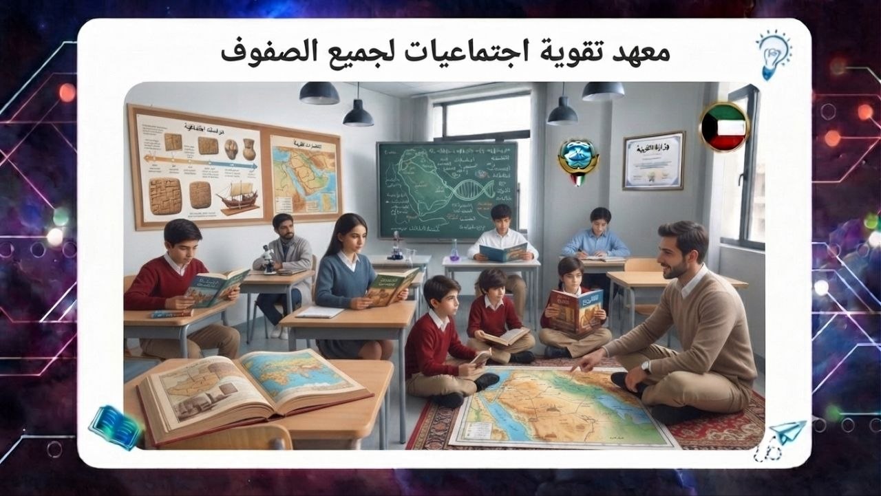 معهد تقوية اجتماعيات لجميع الصفوف أفضل معهد بالكويت 2026 55780380